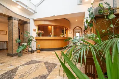 Lobby/Rezeption in der Unterkunft Hotel Zur Traube