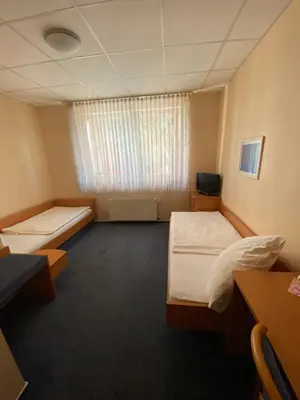 Ein Bett oder Betten in einem Zimmer der Unterkunft Hotel Montan