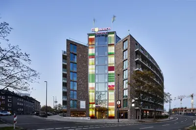 Das Gebäude in dem sich das Hotel befindet
