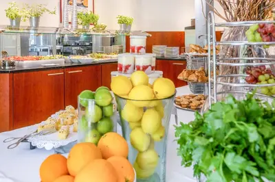 Essen im Hotel oder in der Nähe