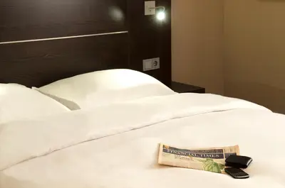 Ein Bett oder Betten in einem Zimmer der Unterkunft Mercure Hotel Hamm