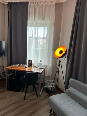 Ein Sitzbereich in der Unterkunft Hotel Restaurant zum Löwen