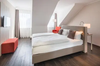Ein Bett oder Betten in einem Zimmer der Unterkunft Best Western Hotel Airport Düsseldorf - Ratingen