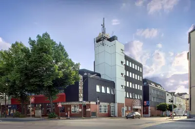 Das Gebäude in dem sich das Hotel befindet