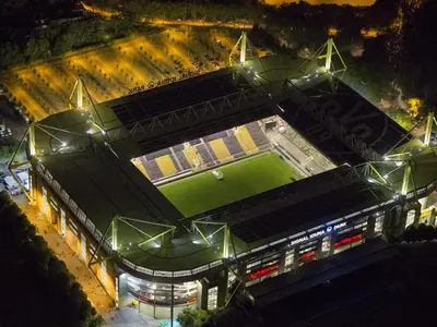 Blick auf Days Inn Dortmund West aus der Vogelperspektive