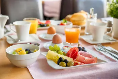 Essen im Hotel oder in der Nähe