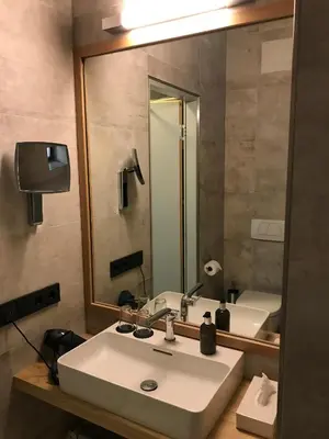 Ein Badezimmer in der Unterkunft Arcadeon