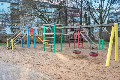 Ein Kinderspielbereich in der Unterkunft Hotel Mingarden