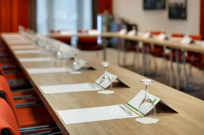 Der Geschäftsbereich oder Konferenzraum in der Unterkunft Holiday Inn Ratingen - City by IHG