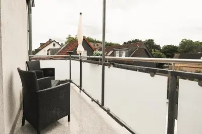 Ein Balkon oder eine Terrasse in der Unterkunft Apartment mit Wohnflair