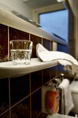 Ein Badezimmer in der Unterkunft Hotel Berliner Hof