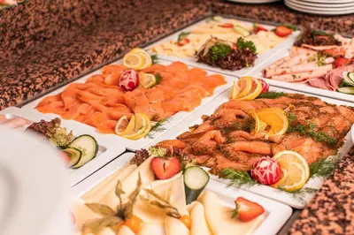 Essen im Hotel oder in der Nähe