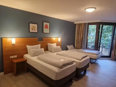 Ein Bett oder Betten in einem Zimmer der Unterkunft Garner Hotel Bochum by IHG
