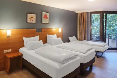 Ein Bett oder Betten in einem Zimmer der Unterkunft Garner Hotel Bochum by IHG