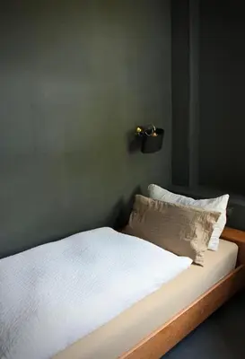 Ein Bett oder Betten in einem Zimmer der Unterkunft Hotel Landhaus Steinhoff