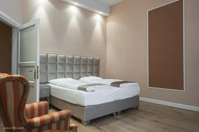 Ein Bett oder Betten in einem Zimmer der Unterkunft Schloss Westerholt