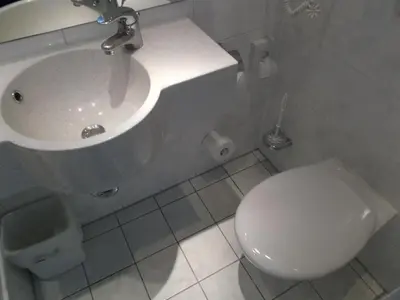 Ein Badezimmer in der Unterkunft ART Hotel Ufer