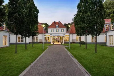 Das Gebäude in dem sich das Hotel befindet