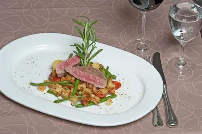 Essen im Hotel oder in der Nähe