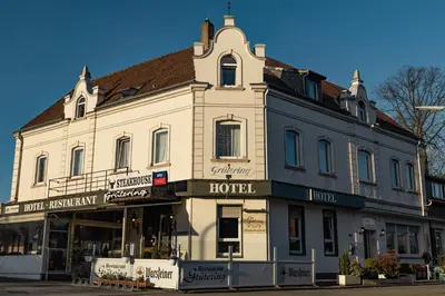 Das Gebäude in dem sich die Pension befindet