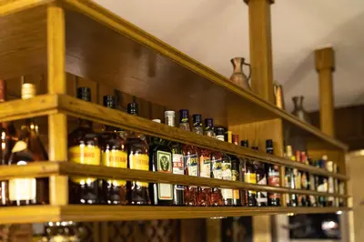 Getränke in der Unterkunft Hotel Grütering