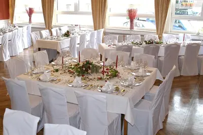 Ein Restaurant oder anderes Speiselokal in der Unterkunft Hotel-Restaurant Schmachtenbergshof