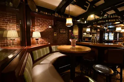 Ein Sitzbereich in der Unterkunft Hotel Fabritz