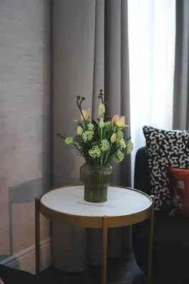 Ein Sitzbereich in der Unterkunft Steigenberger Icon Parkhotel Düsseldorf