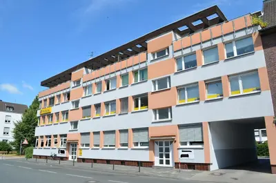 Das Gebäude in dem sich das Hostel befindet