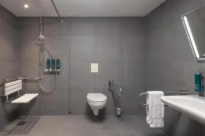Ein Badezimmer in der Unterkunft Hilton Düsseldorf