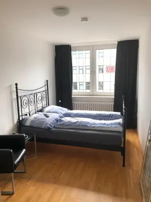 Ein Bett oder Betten in einem Zimmer der Unterkunft Micha's Ferienwohnung