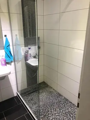 Ein Badezimmer in der Unterkunft Micha's Ferienwohnung