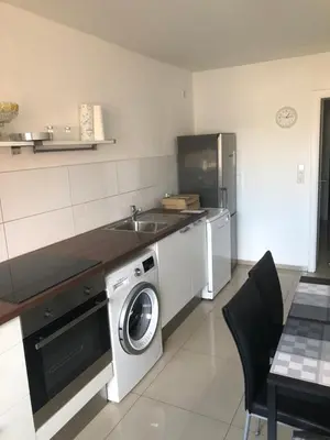 Küche/Küchenzeile in der Unterkunft Micha's Ferienwohnung