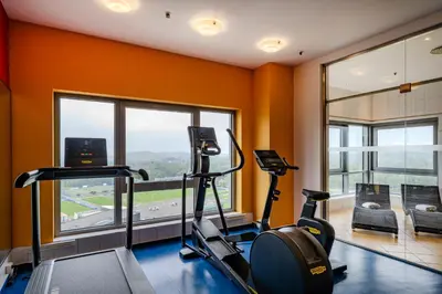 Das Fitnesscenter und/oder die Fitnesseinrichtungen in der Unterkunft Welcome Hotel Gelsenkirchen