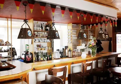 Getränke in der Unterkunft Hotel Goldener Hahn