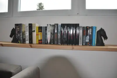 Die Bibliothek in der Ferienwohnung