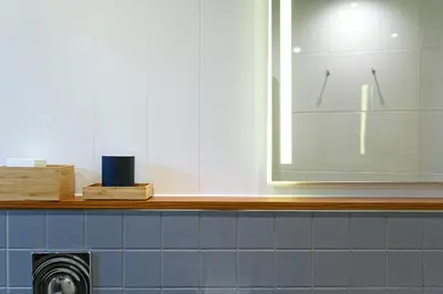 Ein Badezimmer in der Unterkunft Hotel am Kloster