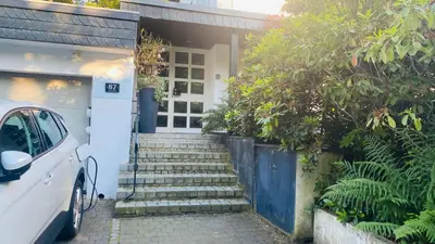 Ein Garten an der Unterkunft Ferienwohnung Koko