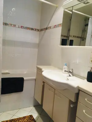 Ein Badezimmer in der Unterkunft Ferienwohnung Koko