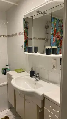 Ein Badezimmer in der Unterkunft Ferienwohnung Koko