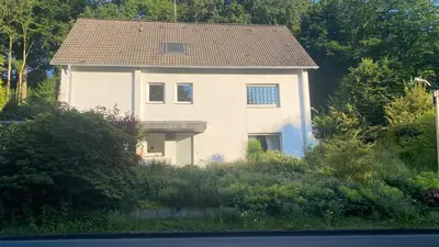 Das Gebäude in dem sich die Ferienwohnung befindet