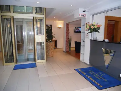 Lobby/Rezeption in der Unterkunft Kempe Komfort plus Hotel