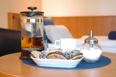 Essen im Hotel oder in der Nähe