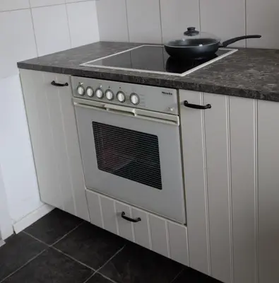 Küche/Küchenzeile in der Unterkunft Ferienwohnung 14.sechs - Jahrhundertwende trifft Moderne