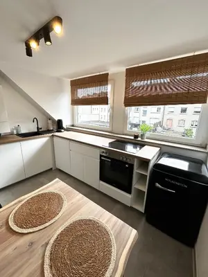 Küche/Küchenzeile in der Unterkunft Große Apartments für Monteure - Dorsten -