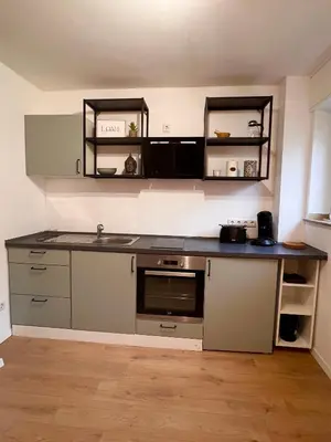 Küche/Küchenzeile in der Unterkunft Große Apartments für Monteure - Dorsten -