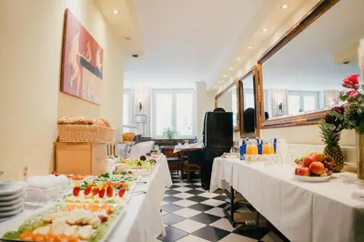 Essen im Hotel oder in der Nähe