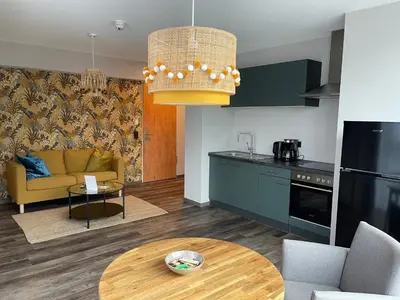 Küche/Küchenzeile in der Unterkunft Eurostar Hotel