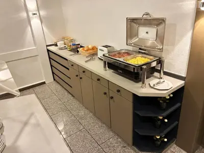 Küche/Küchenzeile in der Unterkunft Hotel Carlton