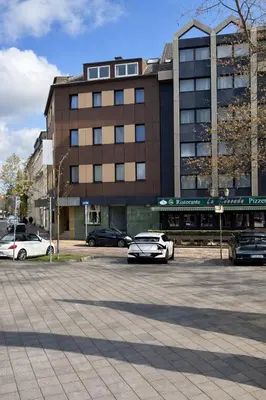 Das Gebäude in dem sich das Hotel befindet